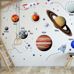 Nálepky na stenu - Vesmír, planéty, slnečná sústava